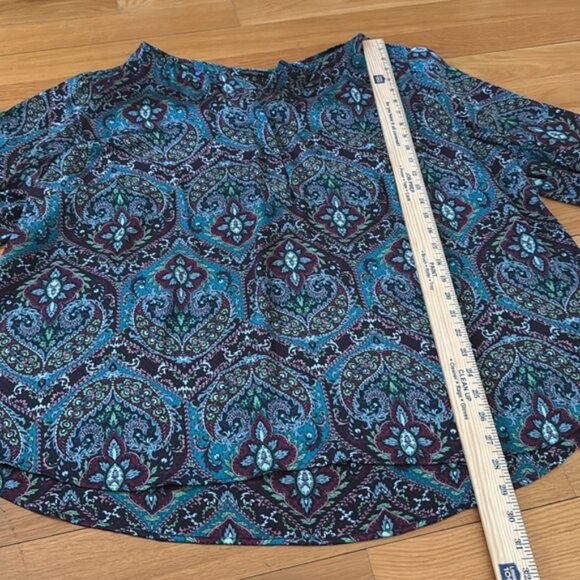 NWT Talbots women’s paisley blouse size 3X. - Picture 6 of 7
